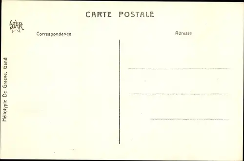 Ak Westende Westflandern, La Digue
