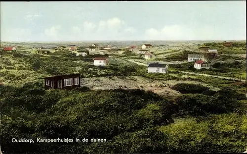 Ak Oostdijk Ouddorp Südholland, Kampeerhuisjes in de duinen