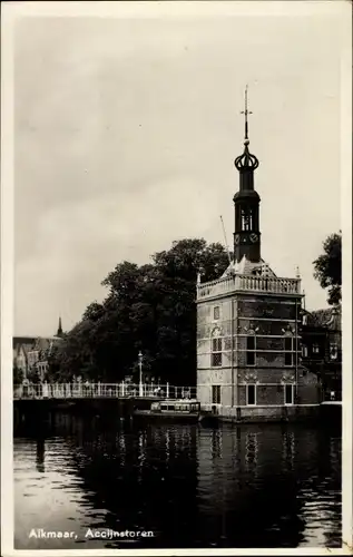 Ak Alkmaar Nordholland Niederlande, Accijnstoren