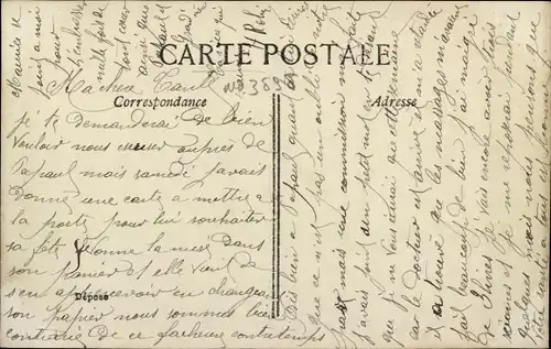 Ak Mon baiser tendre qui console, Frau auf einer Mondsichel