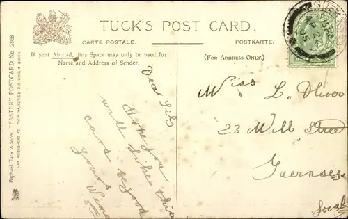 Ak Glückwunsch Ostern, Weidenkätzchenzweige, grüne Schleife