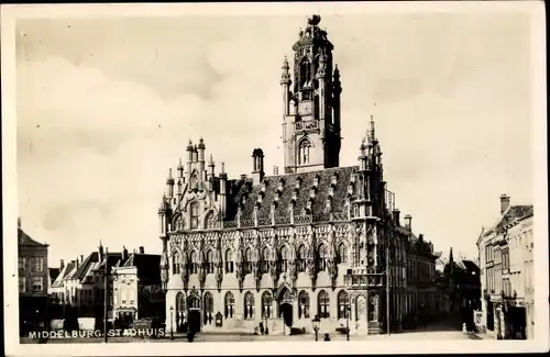 Ak Middelburg Zeeland Niederlande, Stadhuis