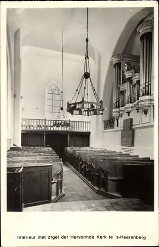 Ak 's Heerenberg Gelderland, Interieur met orgel der Hermvorde Kerk