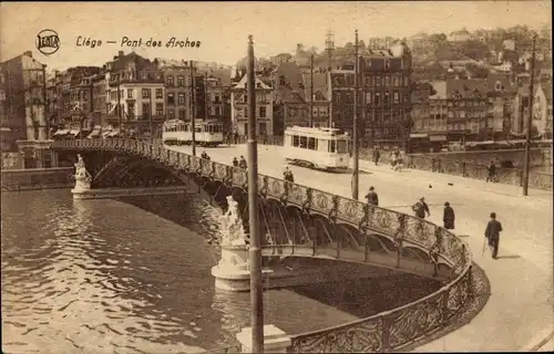 Ak Liège Lüttich Wallonien, Pont des Arches