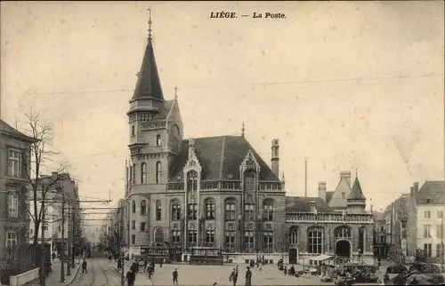 Ak Liège Lüttich Wallonien, La Poste