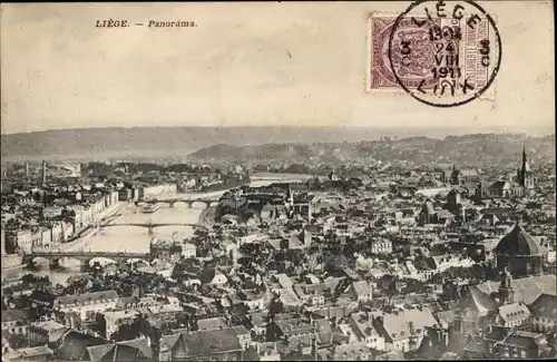 Ak Liège Lüttich Wallonien, Panorama