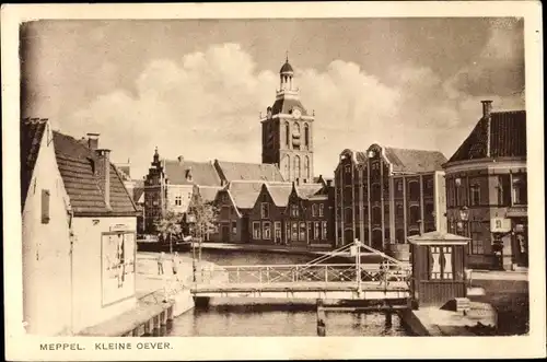 Ak Meppel Drenthe Niederlande, Kleine Oever