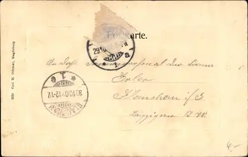 Ak Chemnitz, St. Lucaskirche, Außenansicht