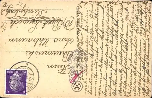 Ak Chemnitz, Tor am alten Rathaus