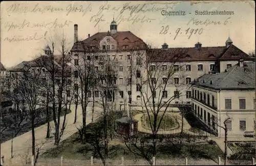 Ak Chemnitz in Sachsen, Stadtkrankenhaus