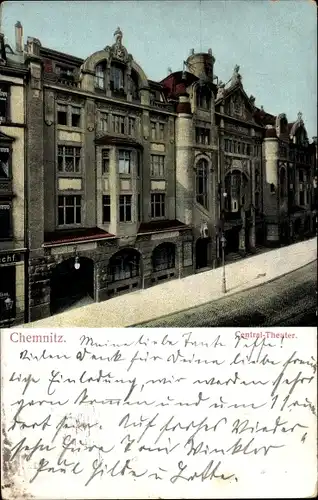 Ak Chemnitz in Sachsen, Central Theater