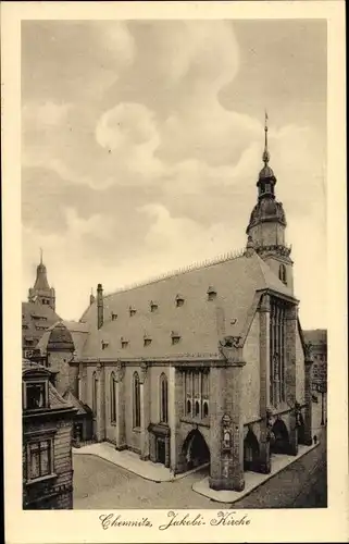 Ak Chemnitz in Sachsen, Jakobi Kirche