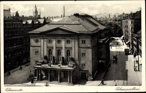 Ak Chemnitz in Sachsen, Schauspielhaus