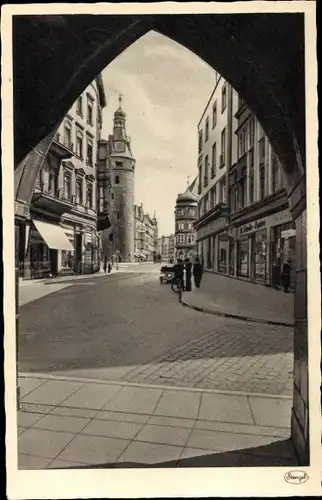 Ak Halle an der Saale, Am Leipziger Turm