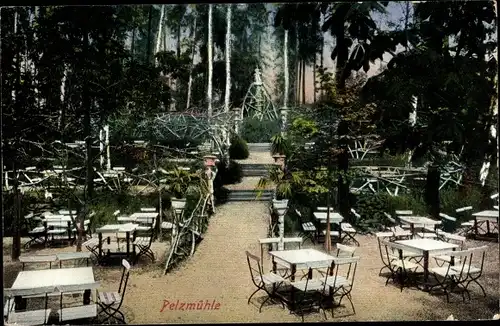 Ak Siegmar Chemnitz in Sachsen, Gasthaus Pelzmühle