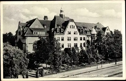 Ak Chemnitz Sachsen, Sanatorium von Zimmermann'sche Stiftung