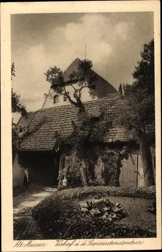 Ak Meißen in Sachsen, Vorhof in der Superinterdentur