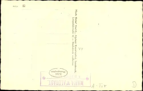 Ak Mühlbachl Tirol Österreich, Maria Waldrast, Olperer, Gebirge, Kirche