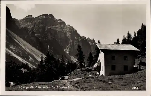 Ak Innsbruck in Tirol, Alpengasthof Herzeben im Pinnistal