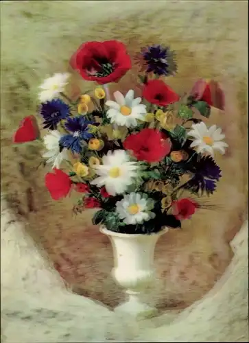 3D Ak Blumenstrauß in einer Vase
