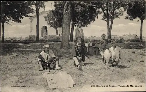 Ak Scènes et Types, Types de Marocains
