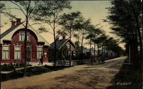 Ak Niebert Groningen Niederlande, Straßenpartie