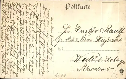 Ak Berlin Mitte, Kaiser Wilhelm Brücke und Straße, Kutschen