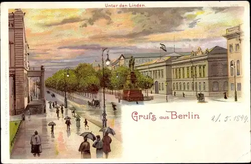 Litho Berlin Mitte, Unter den Linden