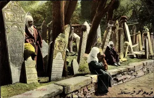 Ak Konstantinopel Istanbul Türkei, Cimetiere tunc a Scutari