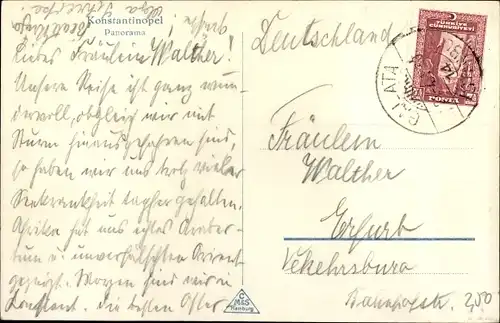 Ak Konstantinopel Istanbul Türkei, Panorama