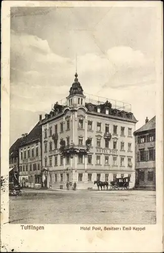 Ak Tuttlingen an der Donau Württemberg, Hotel Post