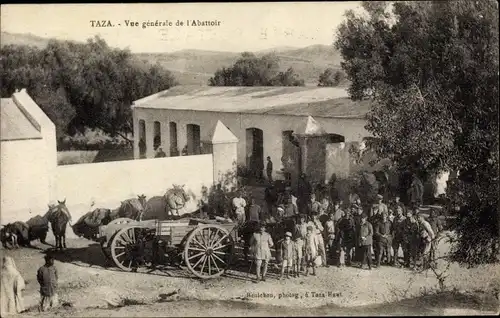 Ak Taza Marokko, Vue generale de l'Abattoir