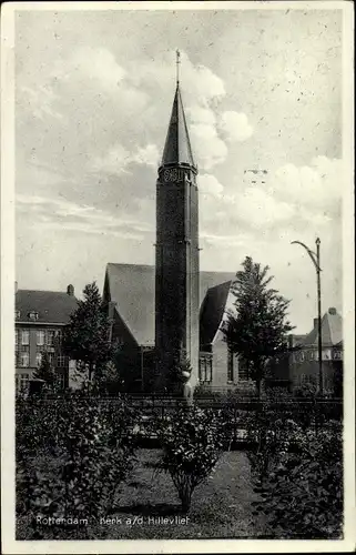 Ak Rotterdam Südholland Niederlande, Kerk a/d Hillevliet