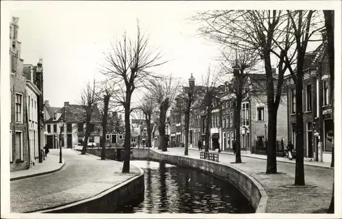 Ak Franeker Friesland Niederlande, Zilverstraat