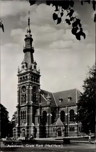 Ak Apeldoorn Gelderland, Grote Kerk (Ned. Herv.)
