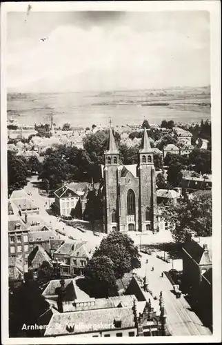 Ak Arnhem Gelderland Niederlande, St. Walburgakerk