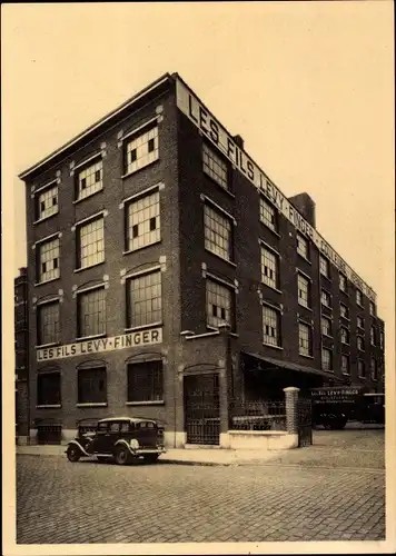 Ak Bruxelles Brüssel, Les Fils Levy-Finger, S.A.B., Een gedeelte van de fabriek