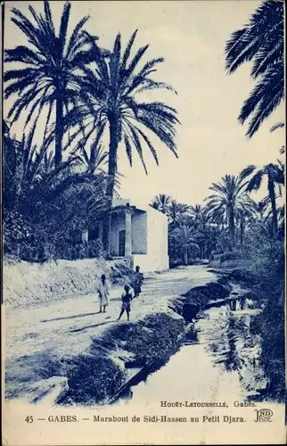 Ak Gabès Tunesien, Marabout de Sidi-Hassen au Petit Djara