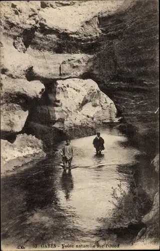Ak Gabès Tunesien, Voute naturelle sur l'Oued
