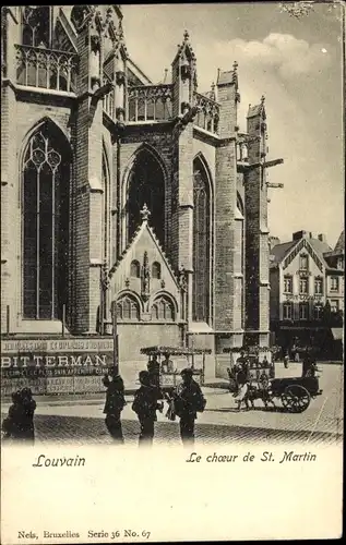 Ak Louvain Leuven Flämisch Brabant, Le choeur de St. Martin