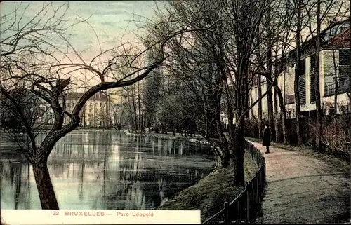 Ak Bruxelles Brüssel, Parc Leopold