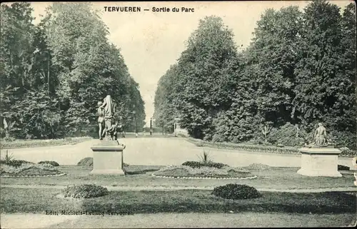 Ak Tervuren Tervueren Flämisch Brabant Flandern, Sortie du Parc