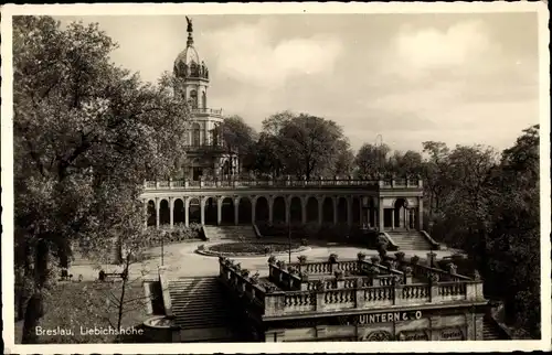 Ak Wrocław Breslau Schlesien, Liebichshöhe