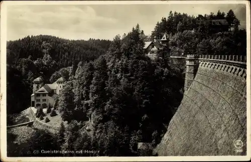 Ak Leśna Marklissa Schlesien, Queistalsperre