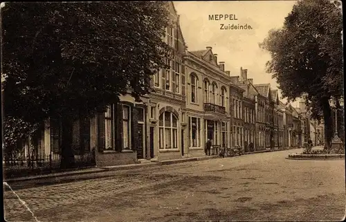 Ak Meppel Drenthe Niederlande, Zuideinde