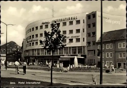 Ak Jena in Thüringen, Hotel International, café prag