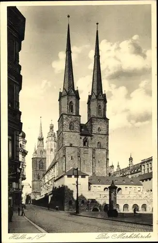 Ak Halle Saale, Die Marktkirche