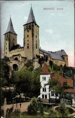 Ak Rochlitz an der Mulde, Schloss