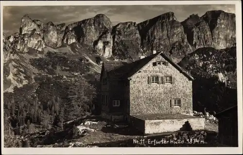 Ak Innsbruck in Tirol, Erfurter Hütte