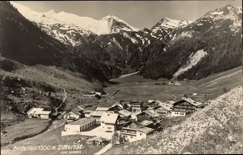 Ak Bad Hintertux Tirol, Ort im Zillertal